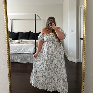 Floral Print Maxi Dress
